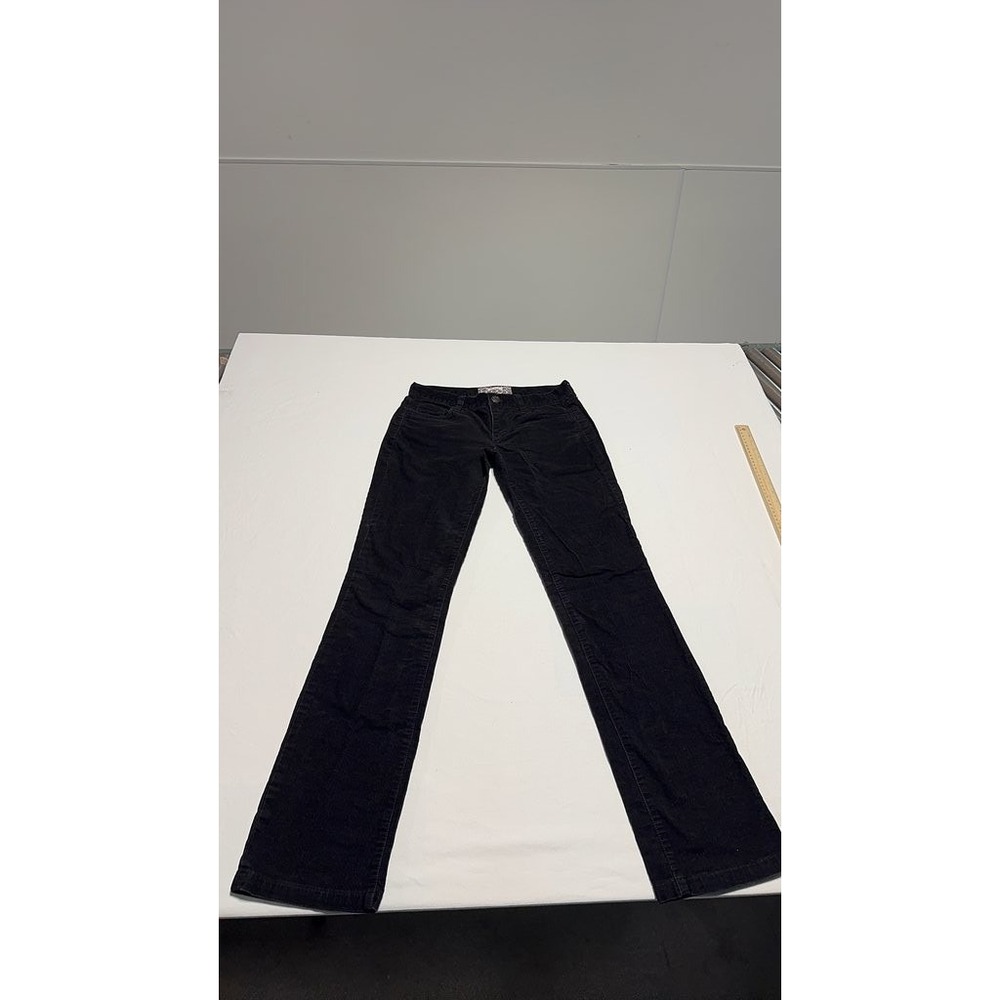 J.Crew Matchstick Black Corduroy Pants Womens Size 27 Slim Fit Casual